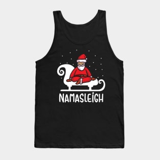 Namasleigh Yoga Funny Christmas Sweater Tank Top